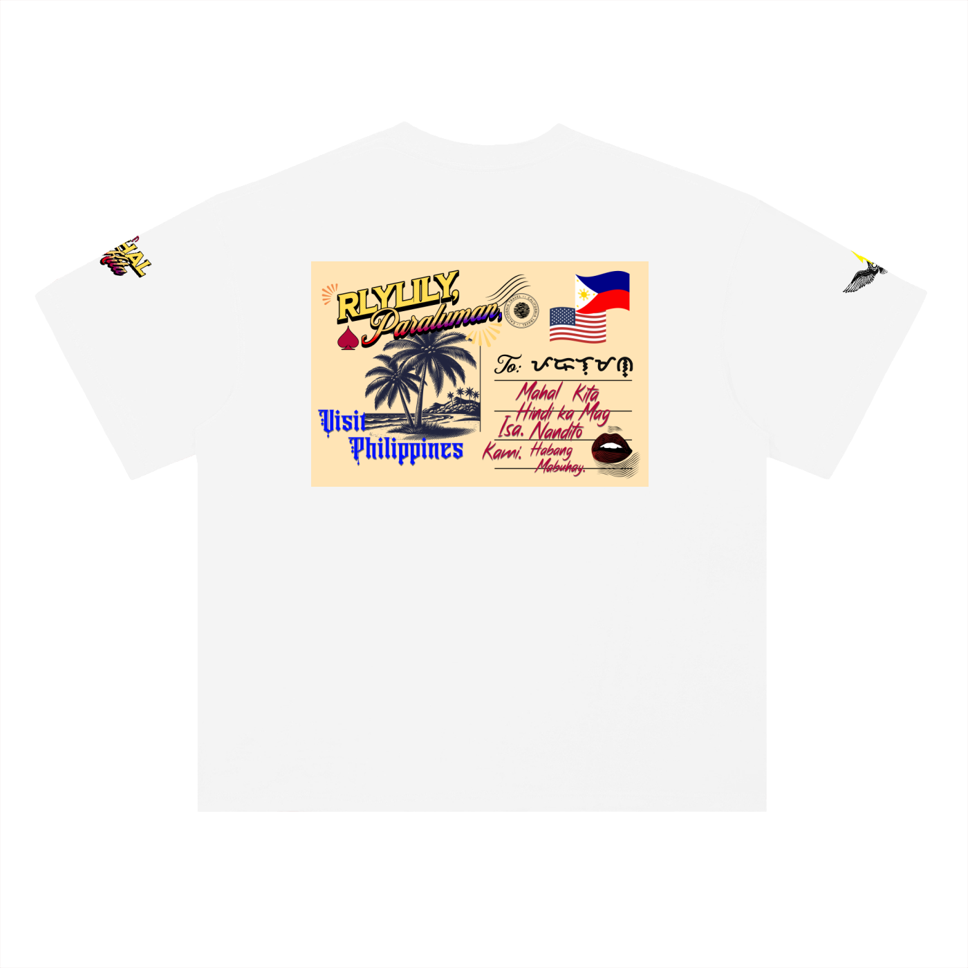 Nandito Kami Tee ~ Heavyweight Drop Shoulder Cotton T-Shirt