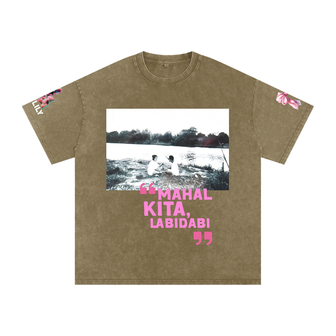 Labidabi ~ Snow Washed Oversized Cotton T-Shirt
