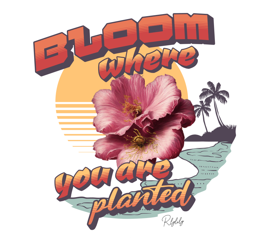 Bloom Where You Are Planted Sticker