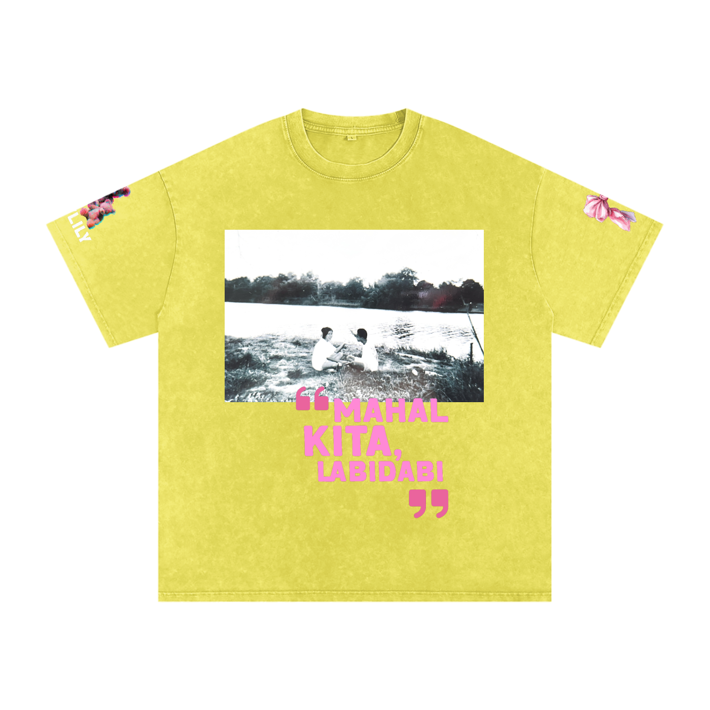 Labidabi ~ Snow Washed Oversized Cotton T-Shirt