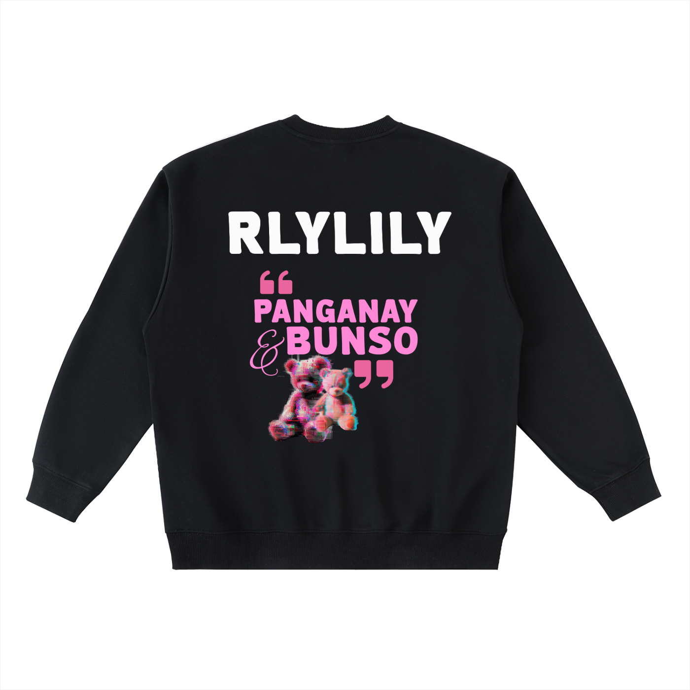 Panganay at Bunso ~ Oversized Crewneck Taped Sweatshirt