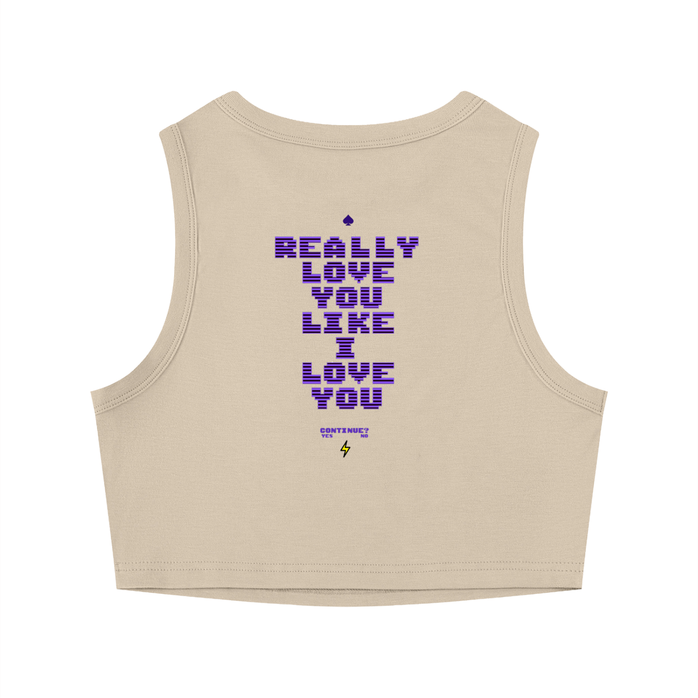 "Lover Girl Forever" Crop Tank Top