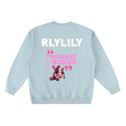 Panganay at Bunso ~ Oversized Crewneck Taped Sweatshirt