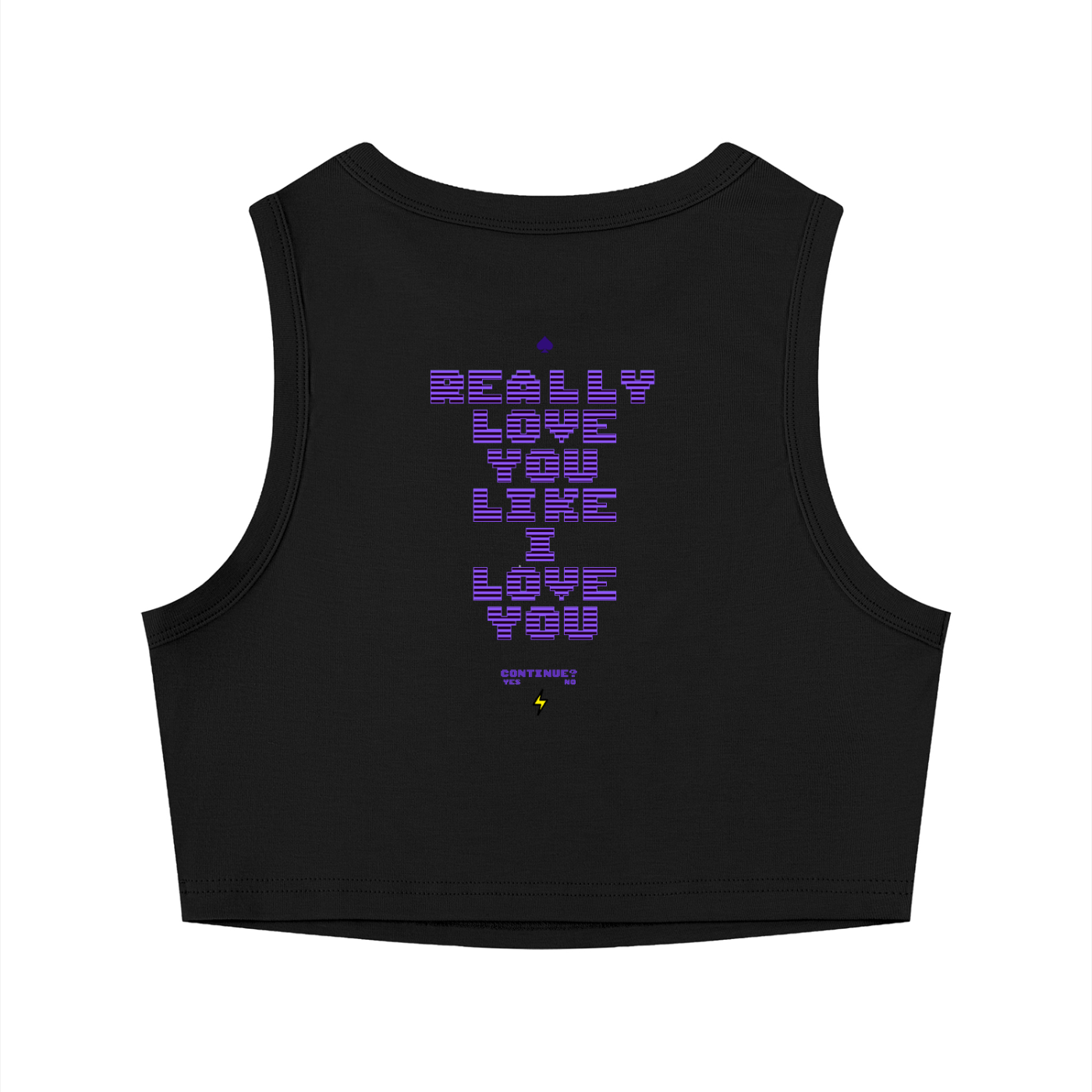 "Lover Girl Forever" Crop Tank Top