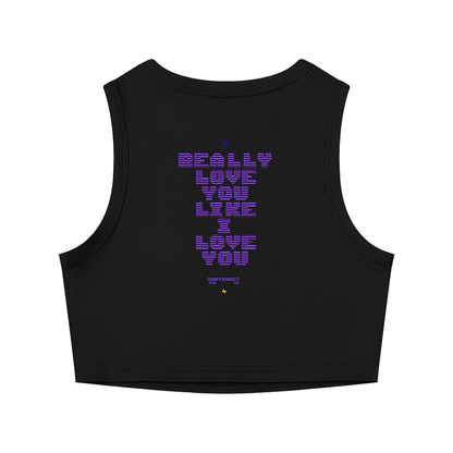 "Lover Girl Forever" Crop Tank Top