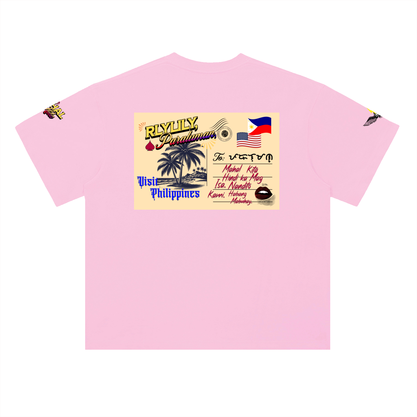 Nandito Kami Tee ~ Heavyweight Drop Shoulder Cotton T-Shirt