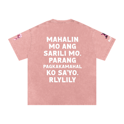 Labidabi ~ Snow Washed Oversized Cotton T-Shirt