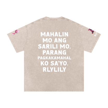 Labidabi ~ Snow Washed Oversized Cotton T-Shirt
