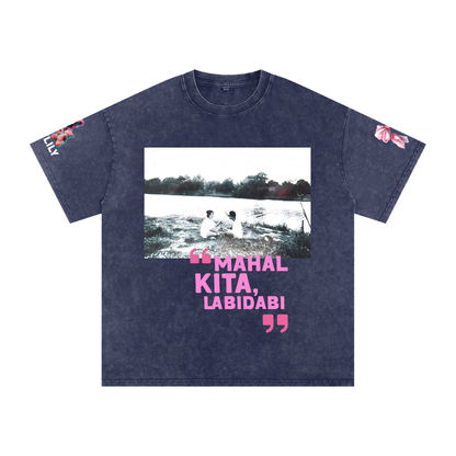 Labidabi ~ Snow Washed Oversized Cotton T-Shirt