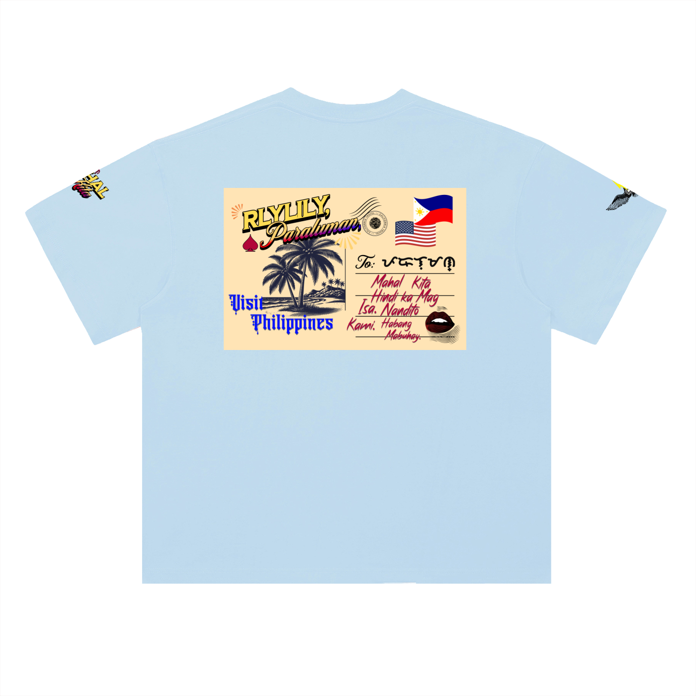Nandito Kami Tee ~ Heavyweight Drop Shoulder Cotton T-Shirt