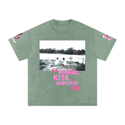 Labidabi ~ Snow Washed Oversized Cotton T-Shirt