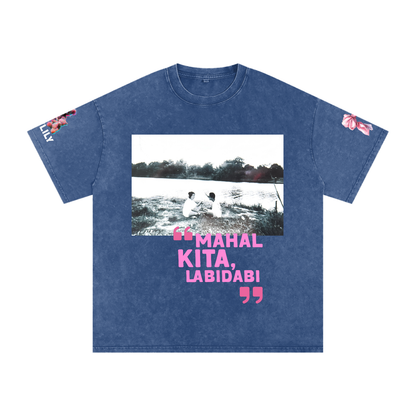 Labidabi ~ Snow Washed Oversized Cotton T-Shirt