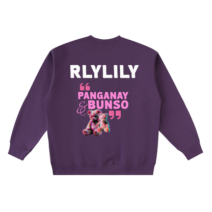 Panganay at Bunso ~ Oversized Crewneck Taped Sweatshirt