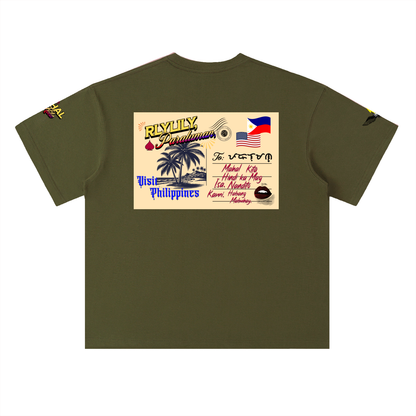 Nandito Kami Tee ~ Heavyweight Drop Shoulder Cotton T-Shirt