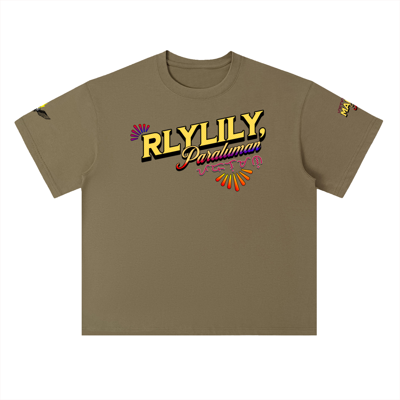 Nandito Kami Tee ~ Heavyweight Drop Shoulder Cotton T-Shirt