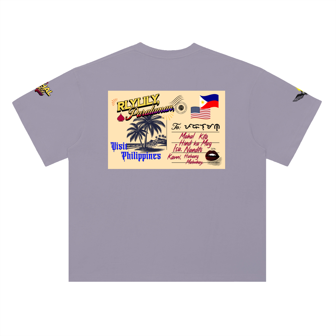 Nandito Kami Tee ~ Heavyweight Drop Shoulder Cotton T-Shirt