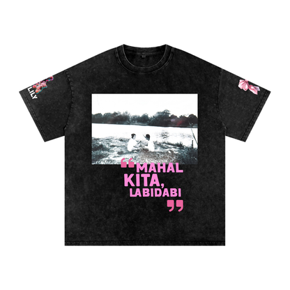 Labidabi ~ Snow Washed Oversized Cotton T-Shirt