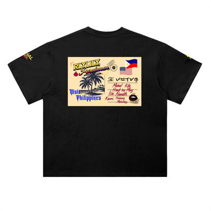 Nandito Kami Tee ~ Heavyweight Drop Shoulder Cotton T-Shirt