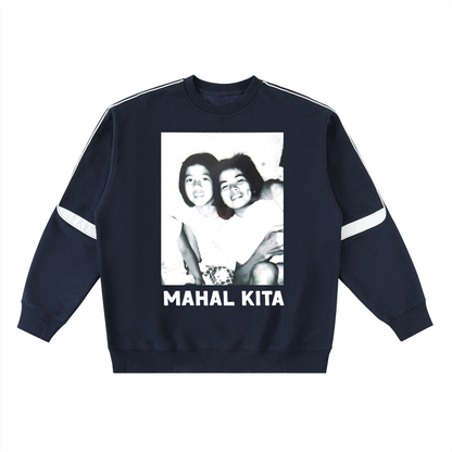 Panganay at Bunso ~ Oversized Crewneck Taped Sweatshirt