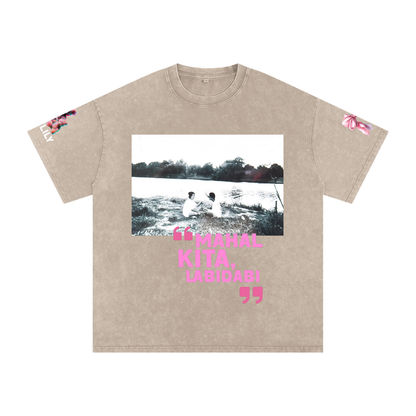 Labidabi ~ Snow Washed Oversized Cotton T-Shirt