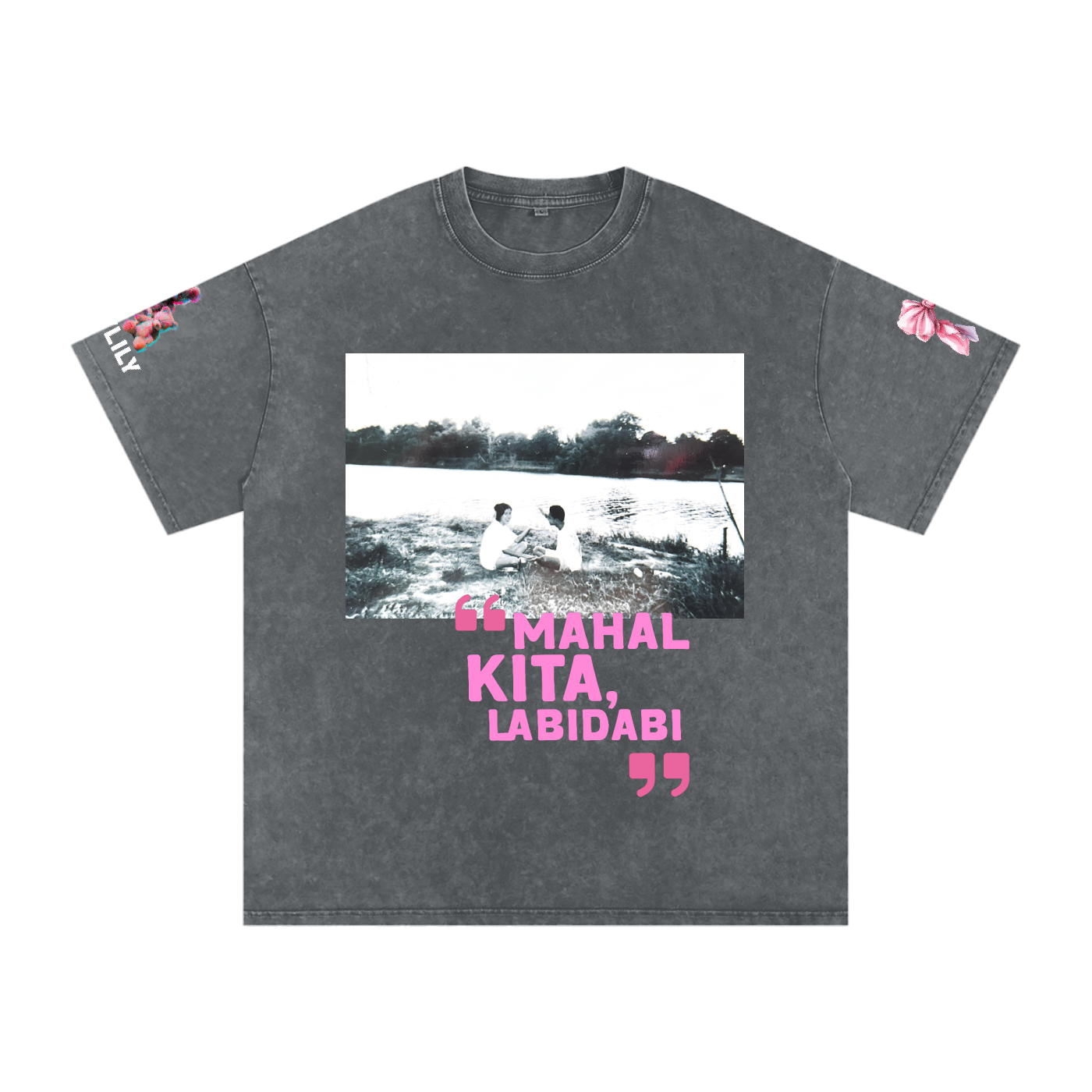 Labidabi ~ Snow Washed Oversized Cotton T-Shirt