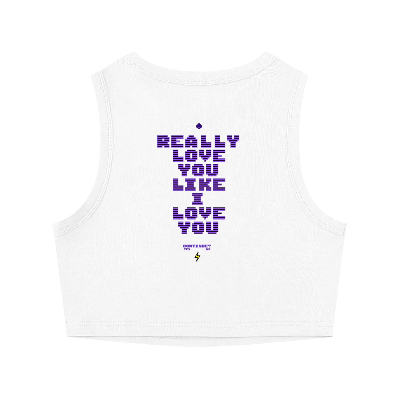 "Lover Girl Forever" Crop Tank Top
