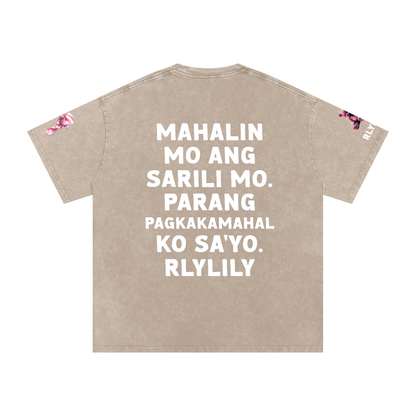 Labidabi ~ Snow Washed Oversized Cotton T-Shirt