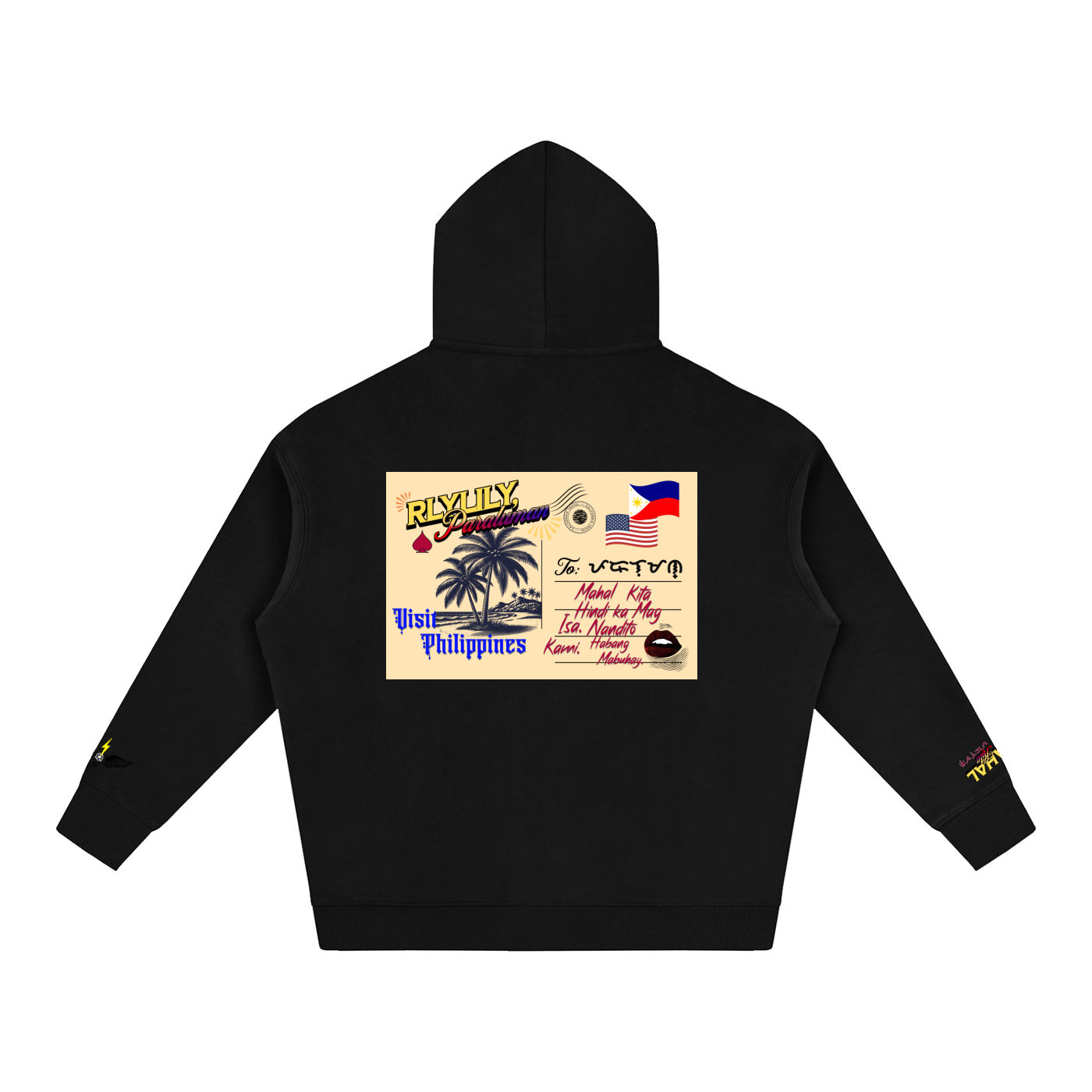 Nandito Kami ~ Oversize Fleeced Hoodie