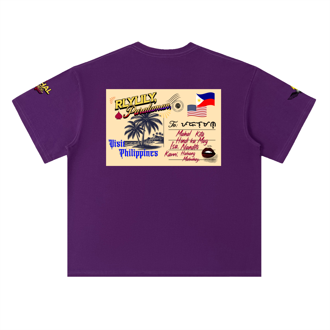 Nandito Kami Tee ~ Heavyweight Drop Shoulder Cotton T-Shirt