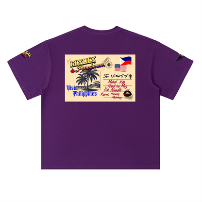 Nandito Kami Tee ~ Heavyweight Drop Shoulder Cotton T-Shirt