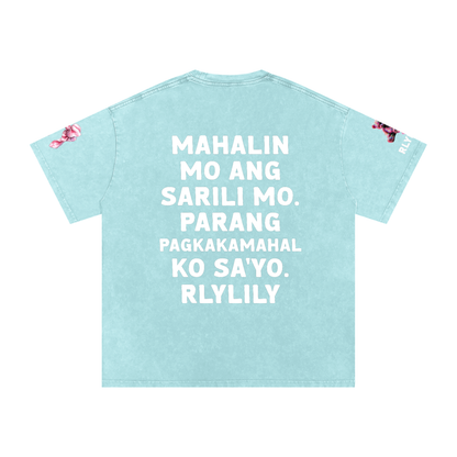 Labidabi ~ Snow Washed Oversized Cotton T-Shirt