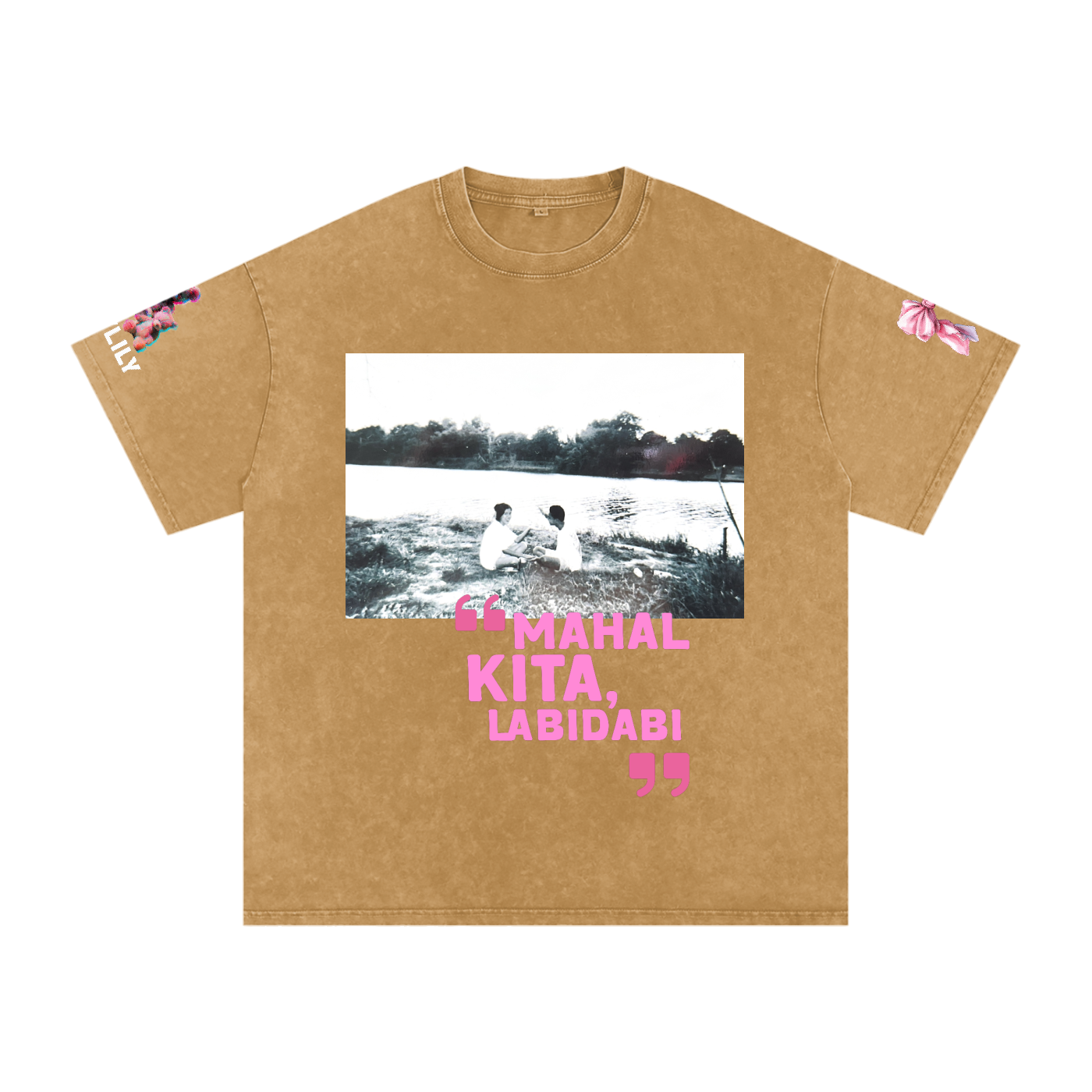 Labidabi ~ Snow Washed Oversized Cotton T-Shirt