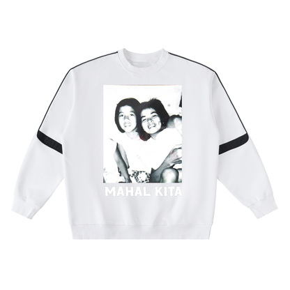 Panganay at Bunso ~ Oversized Crewneck Taped Sweatshirt