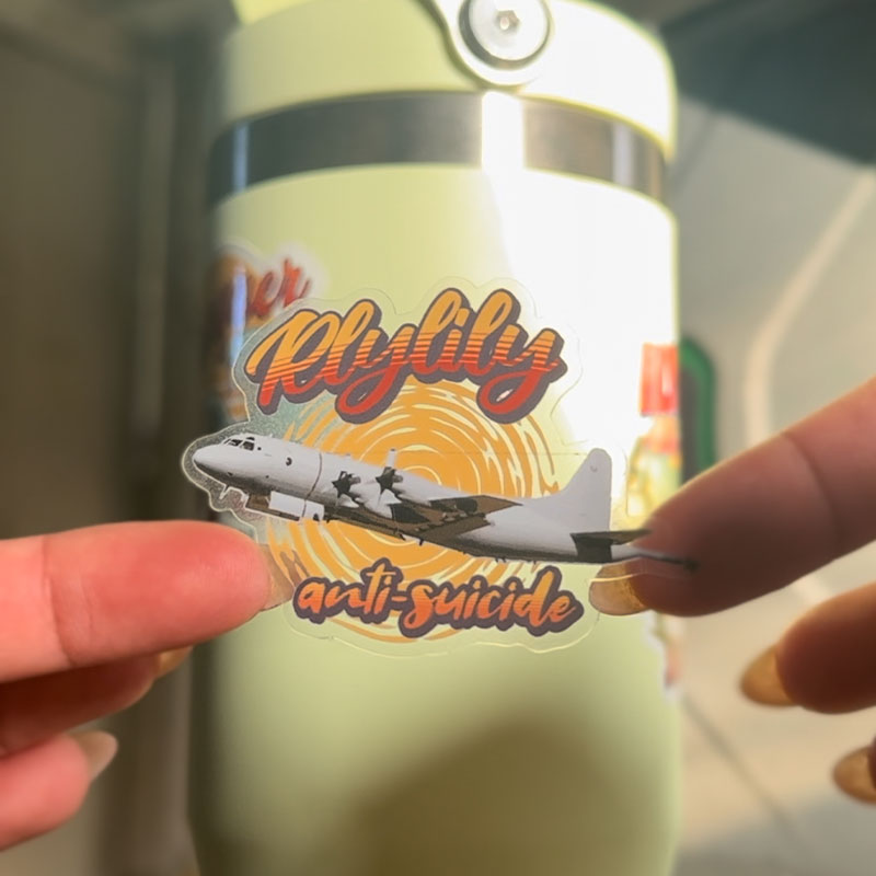 P-3 Anti-Suicide Sticker
