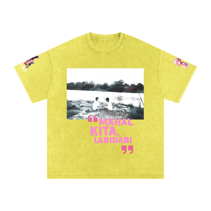 Labidabi ~ Snow Washed Oversized Cotton T-Shirt