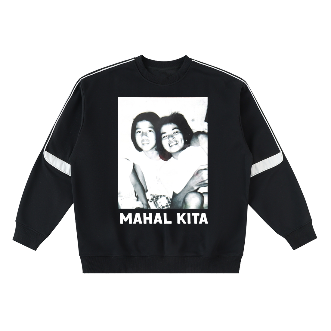 Panganay at Bunso ~ Oversized Crewneck Taped Sweatshirt