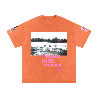 Labidabi ~ Snow Washed Oversized Cotton T-Shirt
