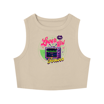 "Lover Girl Forever" Crop Tank Top