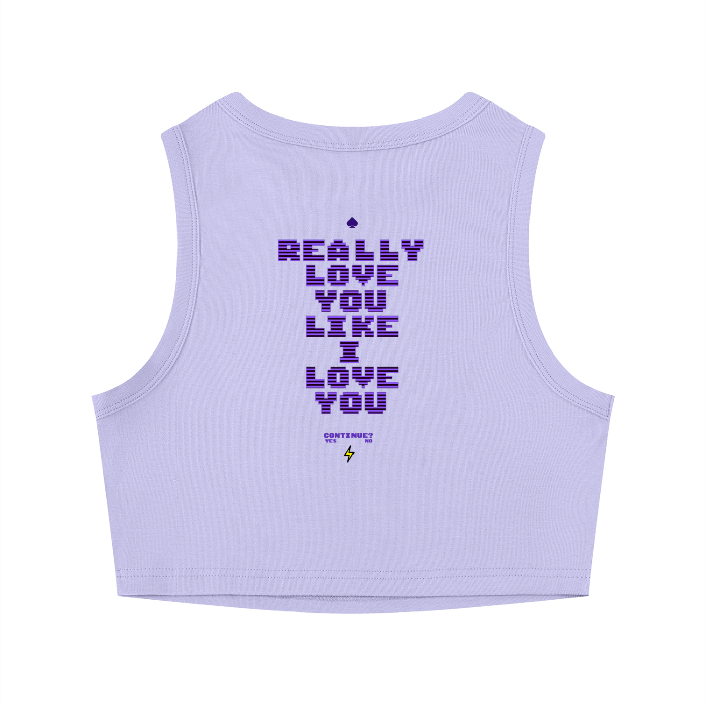 "Lover Girl Forever" Crop Tank Top
