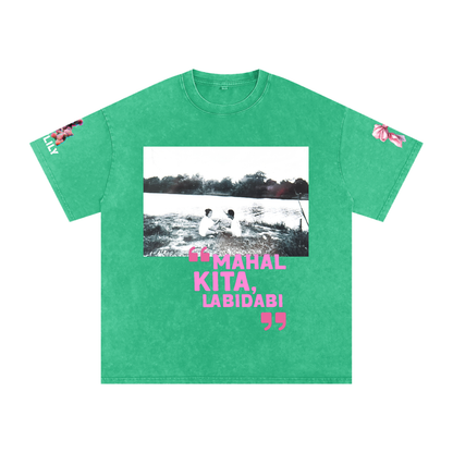 Labidabi ~ Snow Washed Oversized Cotton T-Shirt