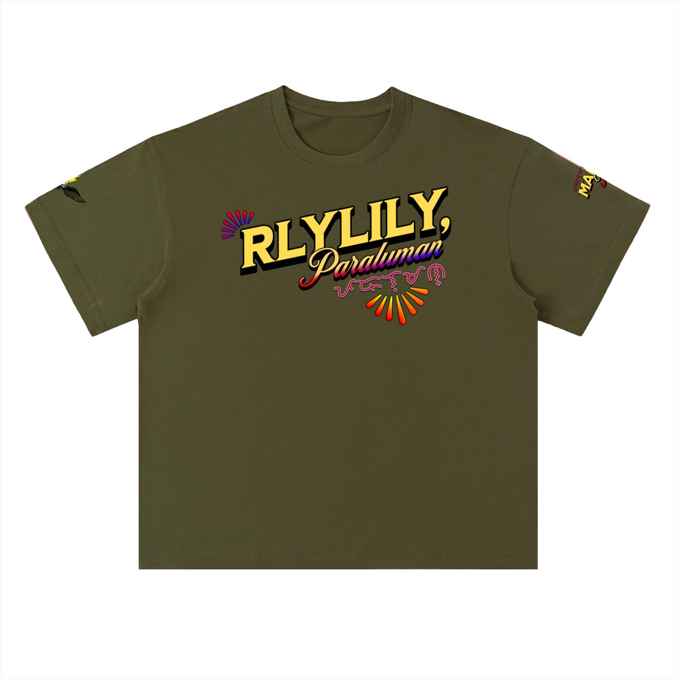 Nandito Kami Tee ~ Heavyweight Drop Shoulder Cotton T-Shirt