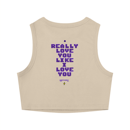 "Lover Girl Forever" Crop Tank Top