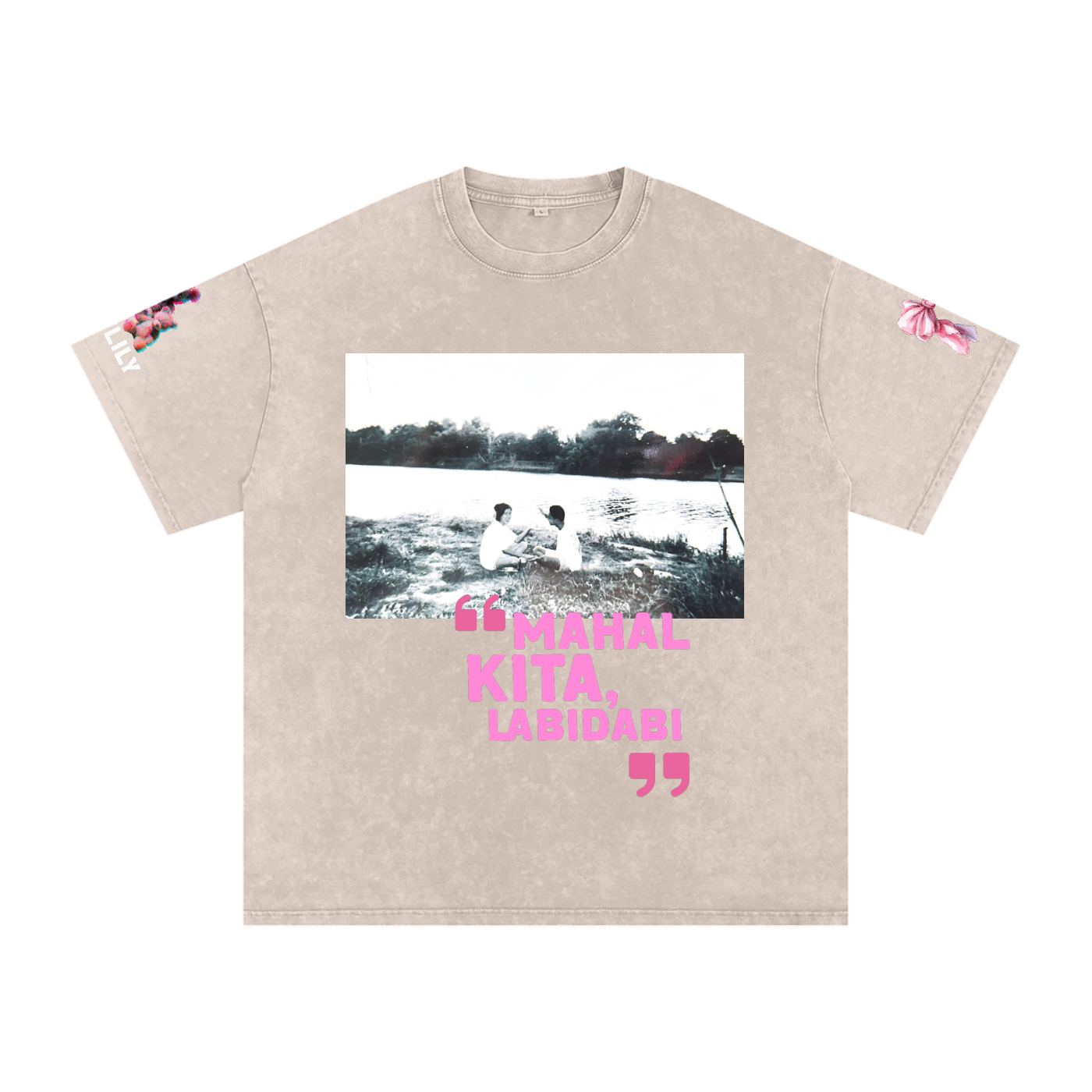 Labidabi ~ Snow Washed Oversized Cotton T-Shirt