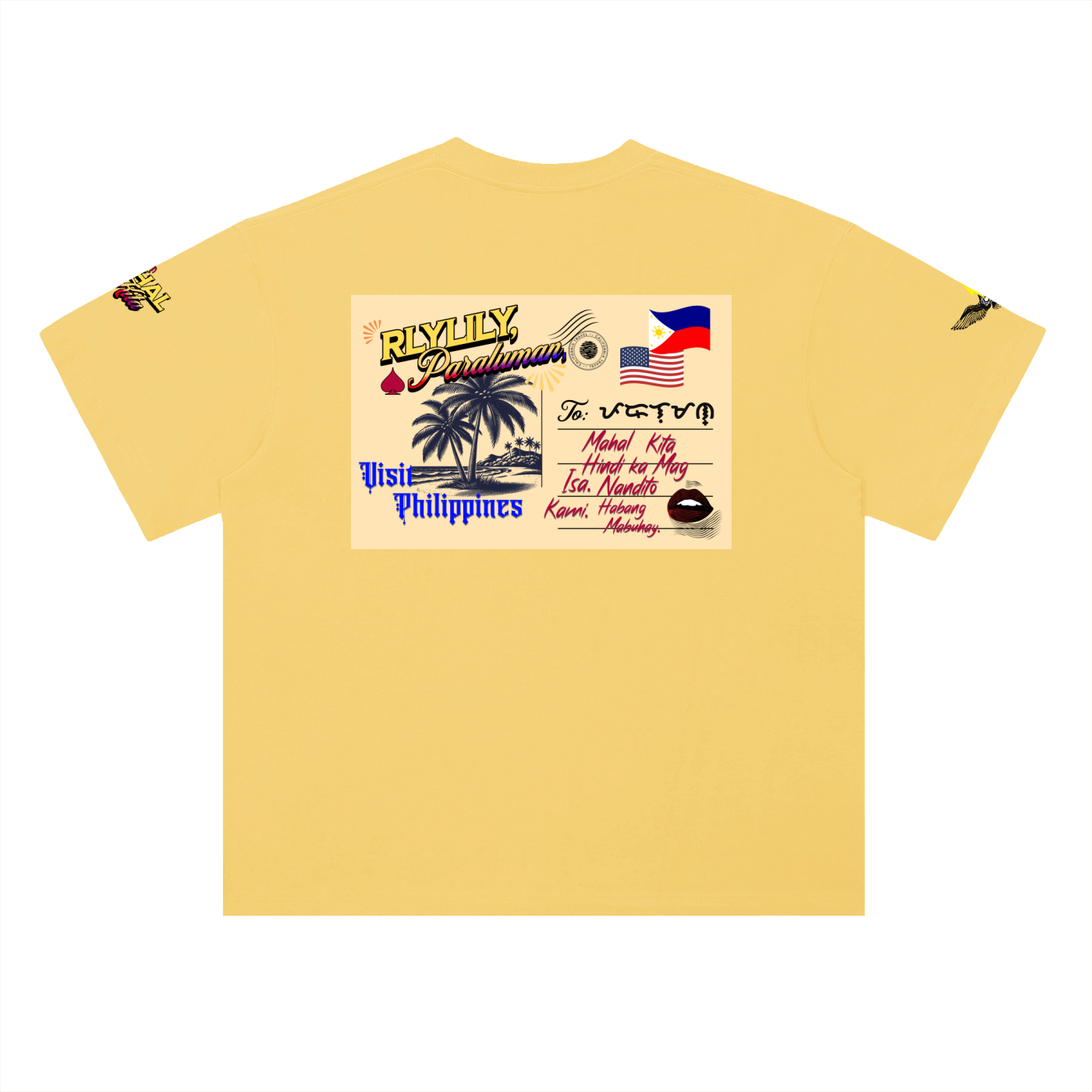Nandito Kami Tee ~ Heavyweight Drop Shoulder Cotton T-Shirt