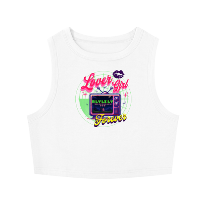 "Lover Girl Forever" Crop Tank Top
