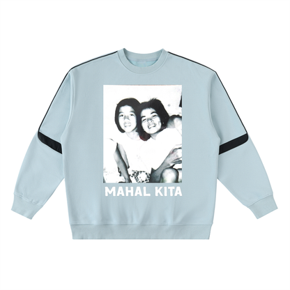 Panganay at Bunso ~ Oversized Crewneck Taped Sweatshirt