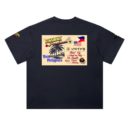 Nandito Kami Tee ~ Heavyweight Drop Shoulder Cotton T-Shirt