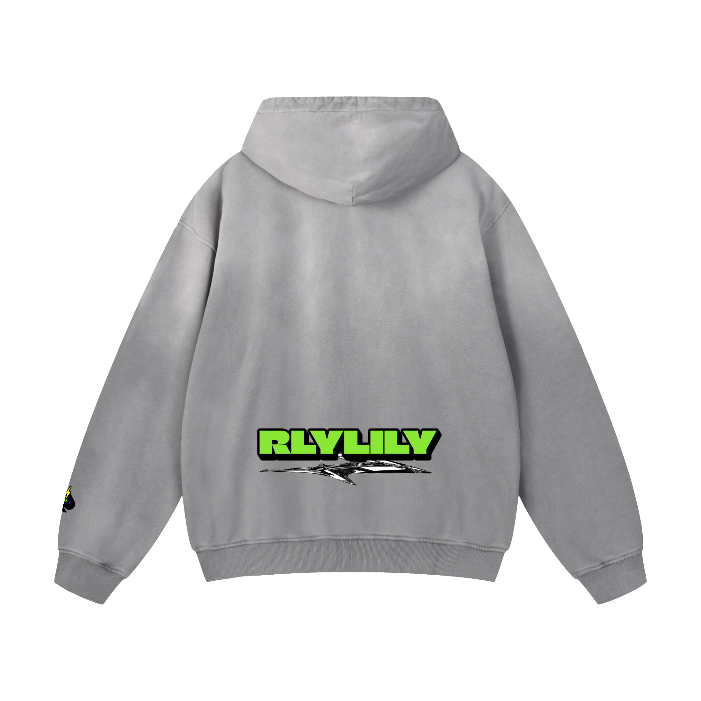 "Mama and Papa" Heavyweight Sunfade Oversized Hoodie