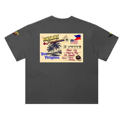 Nandito Kami Tee ~ Heavyweight Drop Shoulder Cotton T-Shirt
