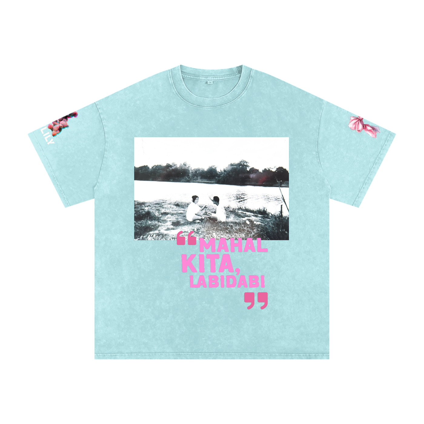 Labidabi ~ Snow Washed Oversized Cotton T-Shirt